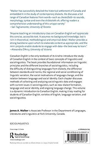 Canadian English A Sociolinguistic Perspective