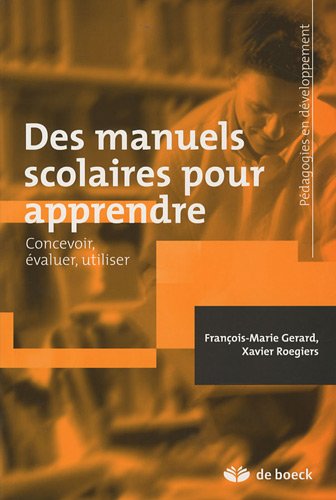 Des Manuels Scolaires Pour Apprendre Concevoir