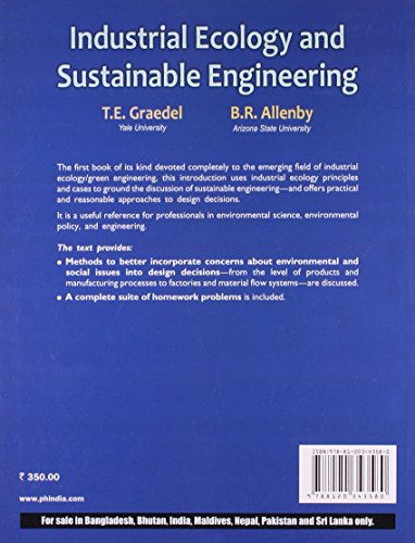 Industrial Ecology And Sustainable Engineering