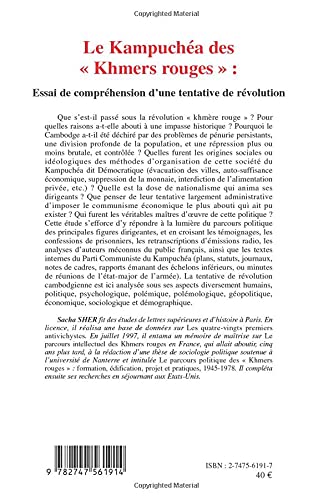 Le Kampuch�a des Khmers rouges'': Essai de compr�hension d une tentative de r�volution (French Edition) [Paperback] Sher, Sacha