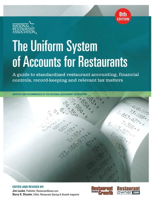 Uniform System Of Accounts For Restaurants