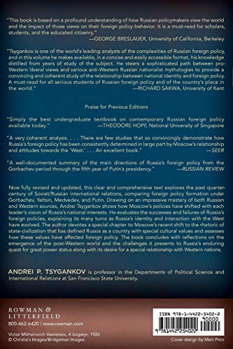 Russia's Foreign Policy: Change and Continuity in National Identity Tsygankov, Andrei P.