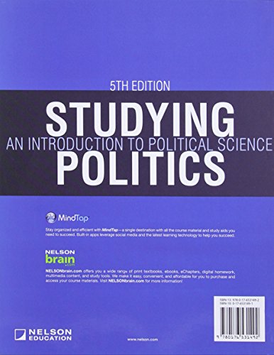 Studying Politics: An Introduction to Political Science [Paperback] Christopher G. Anderson (Author), Rand Dyck (Author)