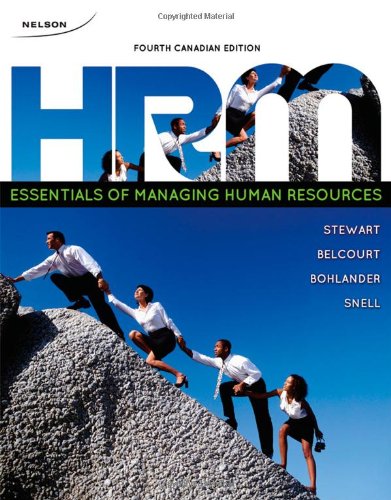 CND ED Essentials of Managing Human Resources [Paperback] Stewart, Eileen