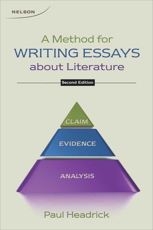 A Method For Writing Essays About Literature