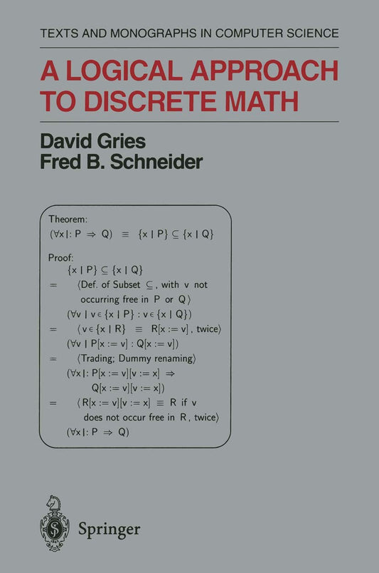 A Logical Approach To Discrete Math