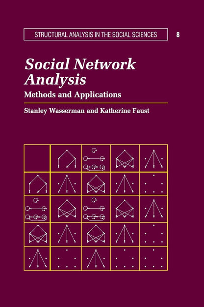 Social Network Analysis: Methods and Applications (Structural Analysis in the Social Sciences, Series Number 8) [Paperback] Wasserman, Stanley and Faust, Katherine