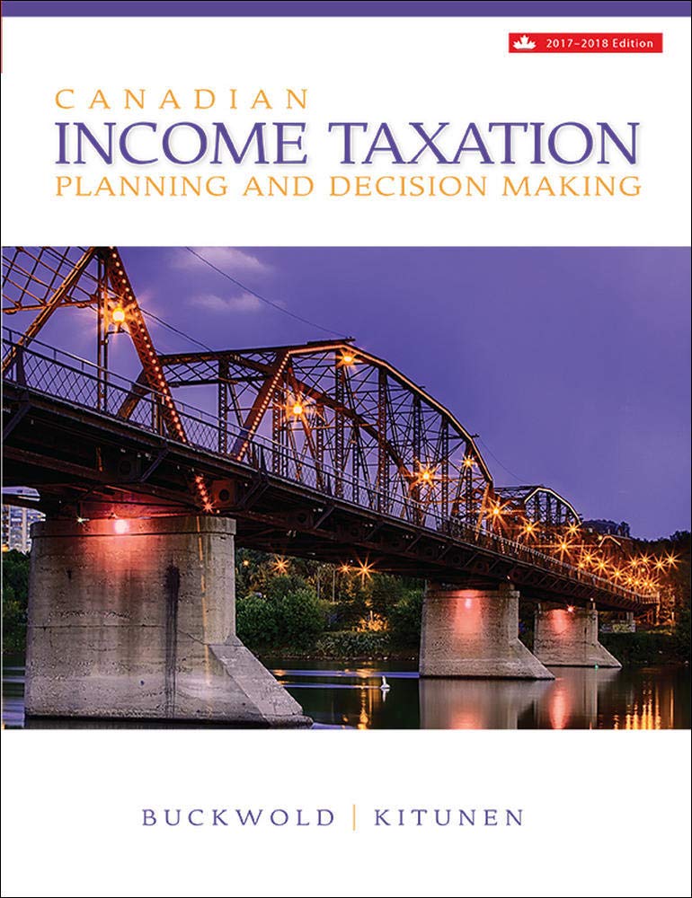 Canadian Income Taxation 2017/2018 Buckwold, William and Kitunen, Joan