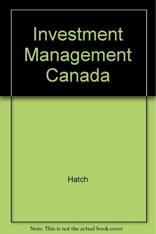 Investment Management In Canada