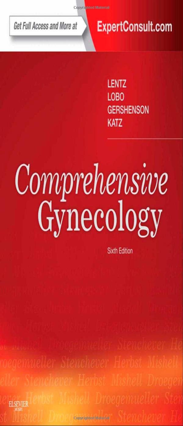 Comprehensive Gynecology Expert Consult   Online And Print