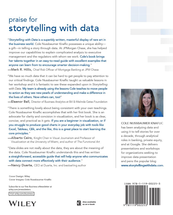 Storytelling With Data A Data Visualization Guide For Business Professionals