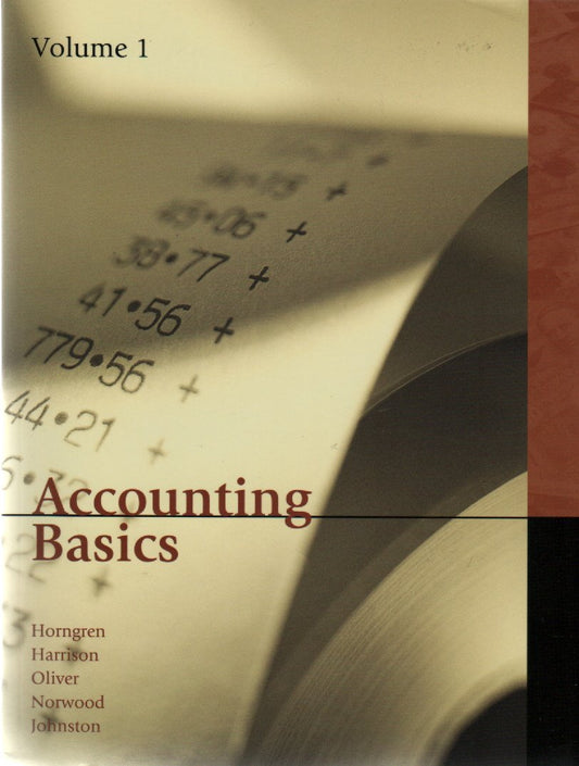 Accounting Basics Volume