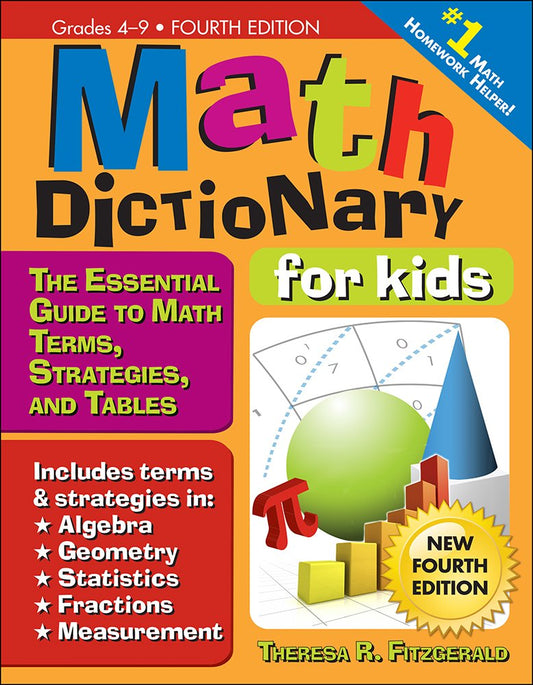 Math Dictionary For Kids The Essential Guide To Math Terms