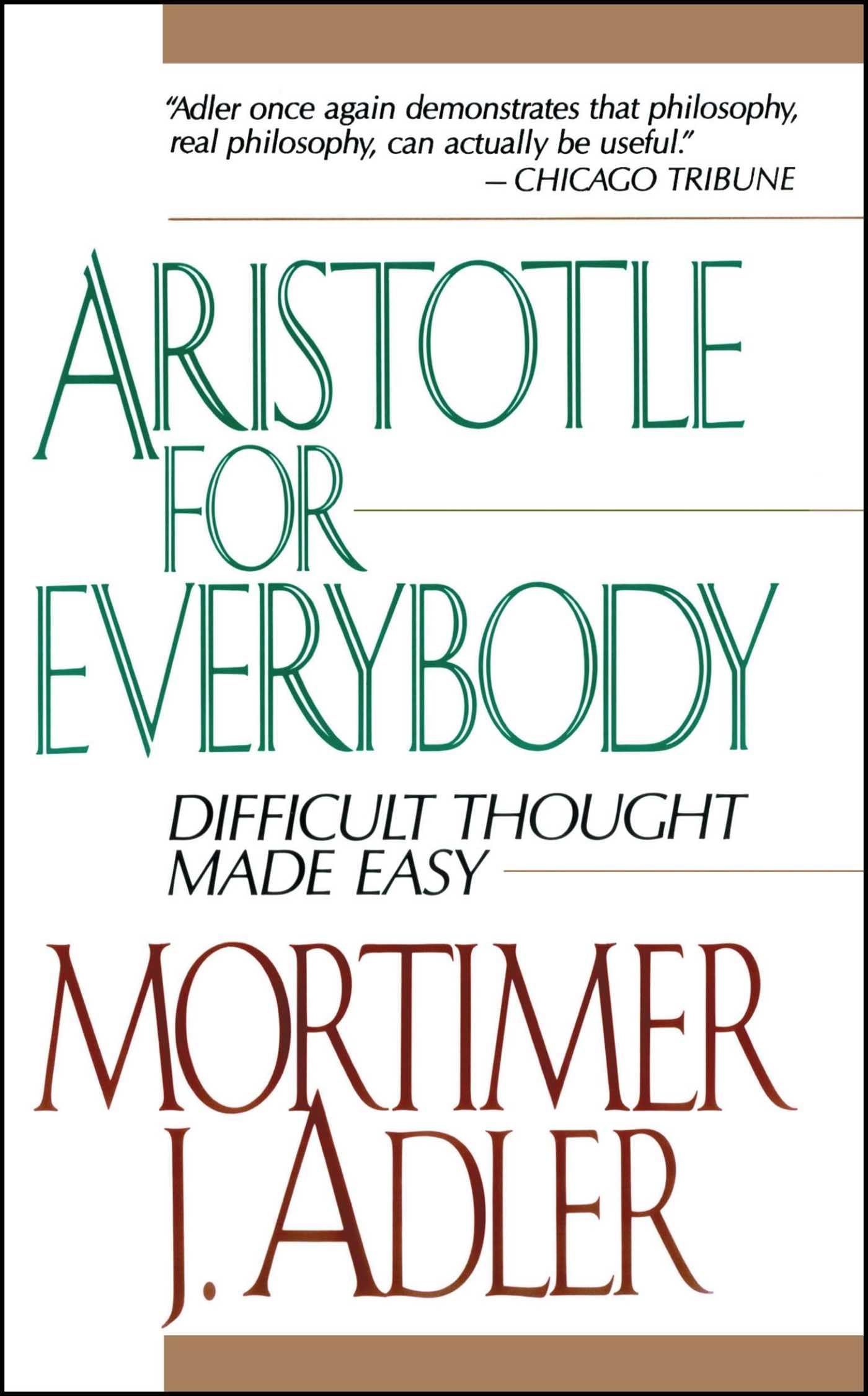 Aristotle For Everybody