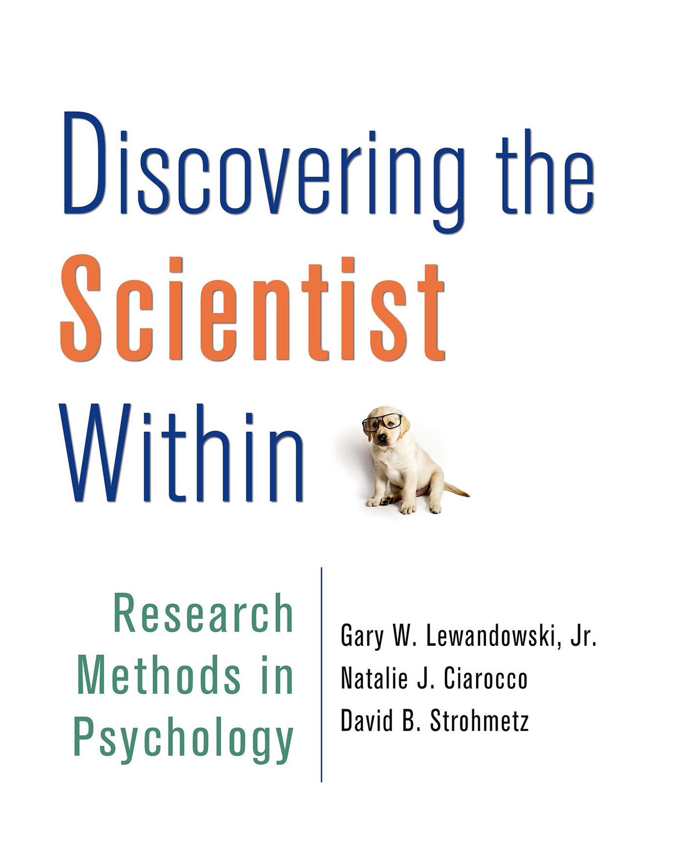 Discovering the Scientist Within: Research Methods in Psychology Lewandowski  Jr., Gary W.; Ciarocco, Natalie J. and Strohmetz, David B