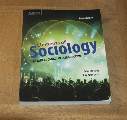 Elements Of Sociology A Critical Canadian Introduction