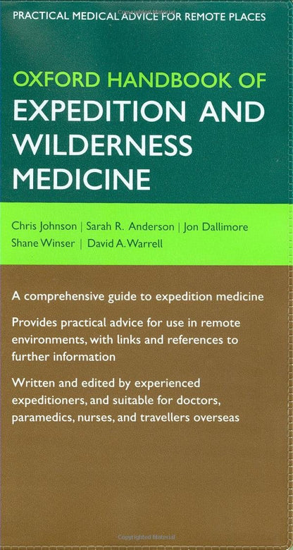 Oxford Handbook Of Expedition And Wilderness Medicine