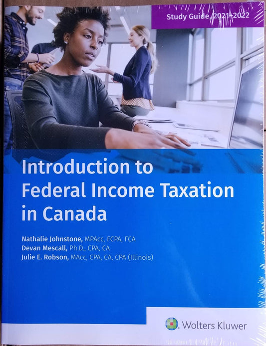 Introduction To Federal Income Taxation In Canada