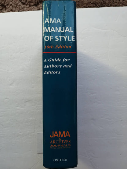 Ama Manual Of Style A Guide For Authors And Editors