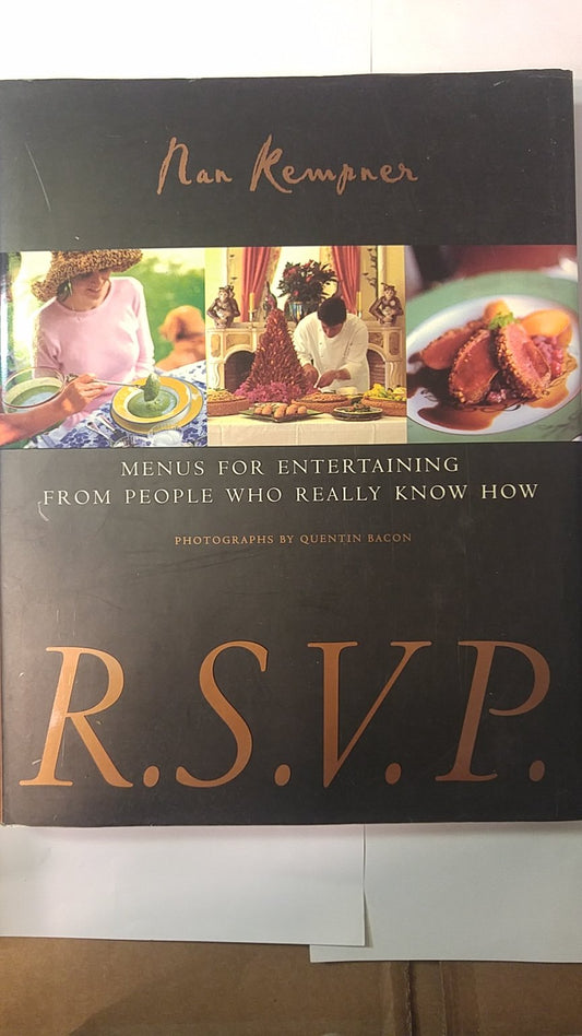 R.S.V.P. Menus For Entertaining From People Who Really Know How