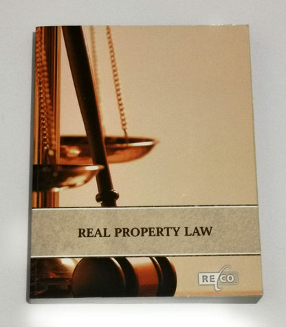 Real Property Law: Articling Segment [Paperback] Real Estate Council of Ontario