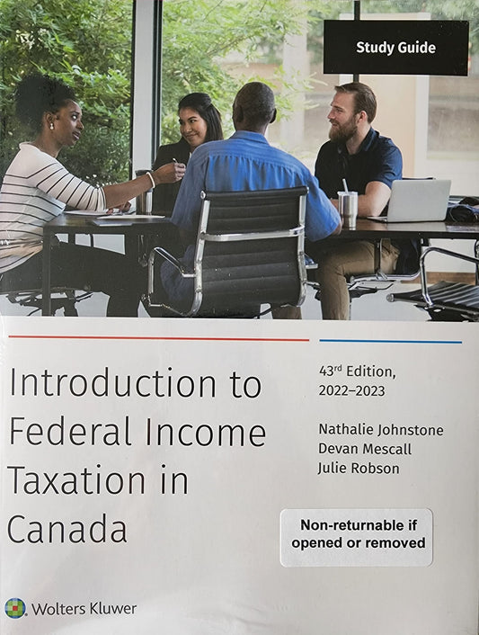 Introduction To Federal Income Taxation In Canada