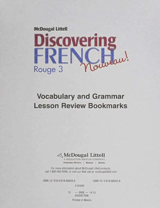 Discovering French