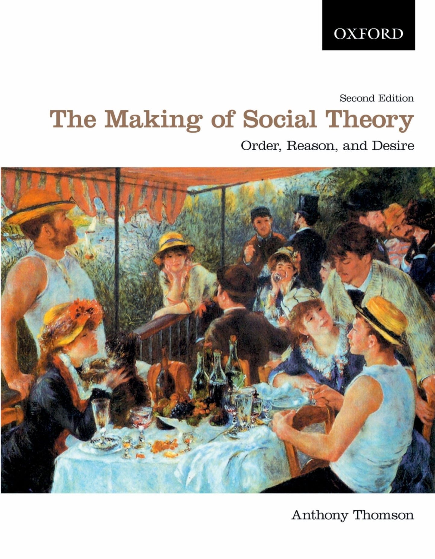 The Making of Social Theory: Order, Reason, and Desire [Paperback] Thomson, Anthony