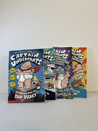 Capt Underpants Boxed Set Books