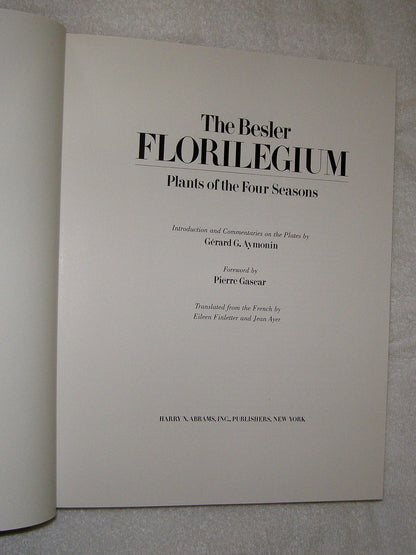 Besler Florilegium