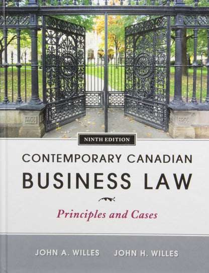 Contemporary Canadian Business Law