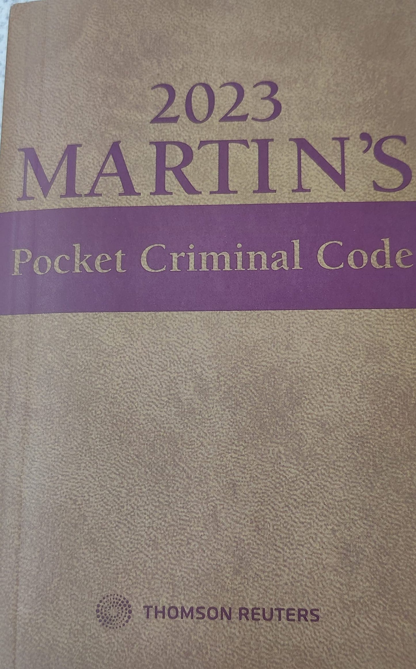 2023 Martin's Pocket Criminal Code