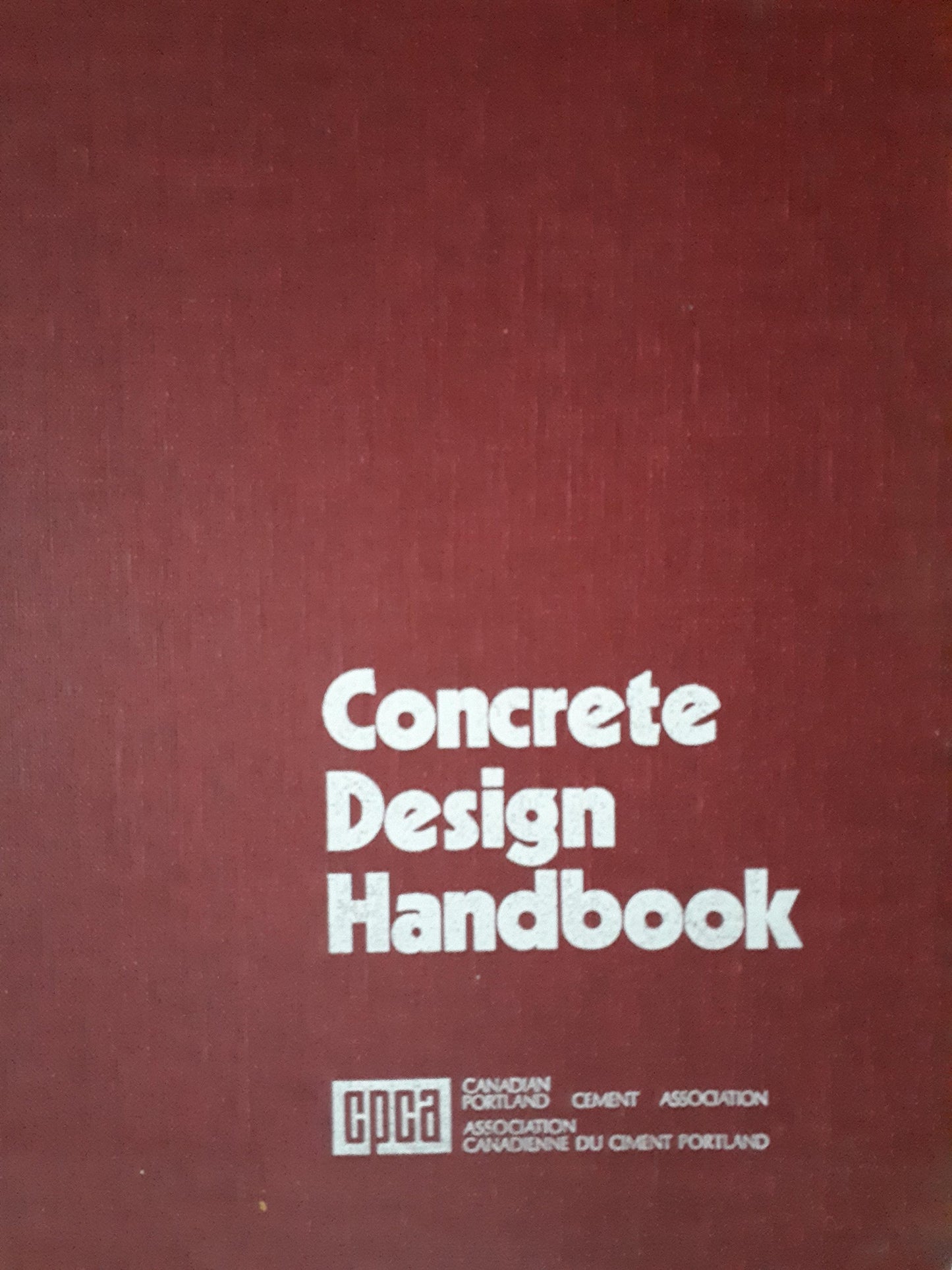 Concrete Design Handbook