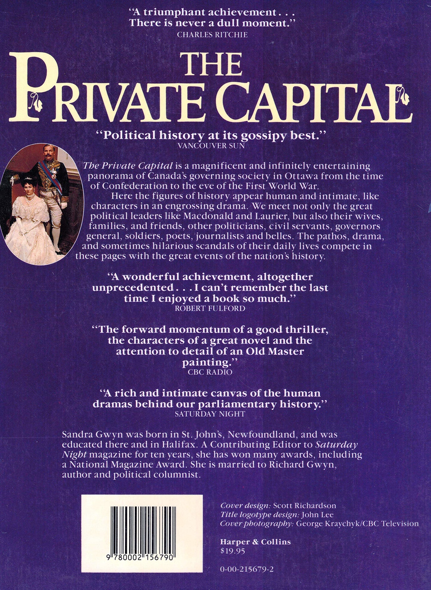 The Private Capital Ambition And Love In The Age Of Macdonald And Laurier