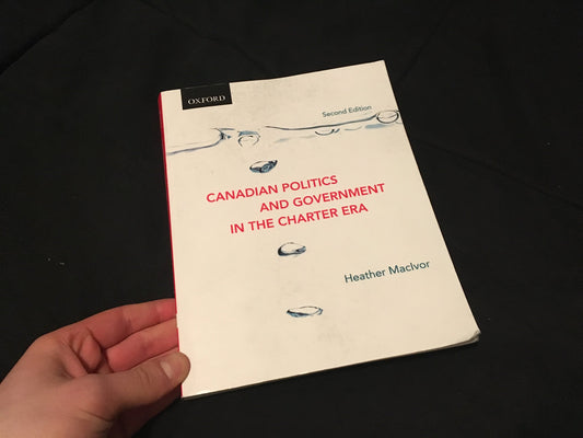 Canadian Politics and Government in the Charter Era [Paperback] MacIvor, Heather