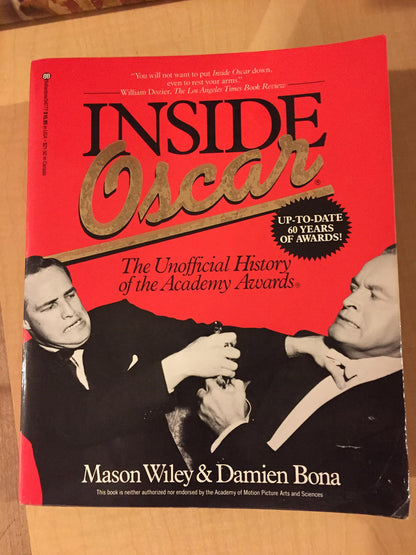 Inside Oscar The Unofficial History Of The Academy Awards   Revised