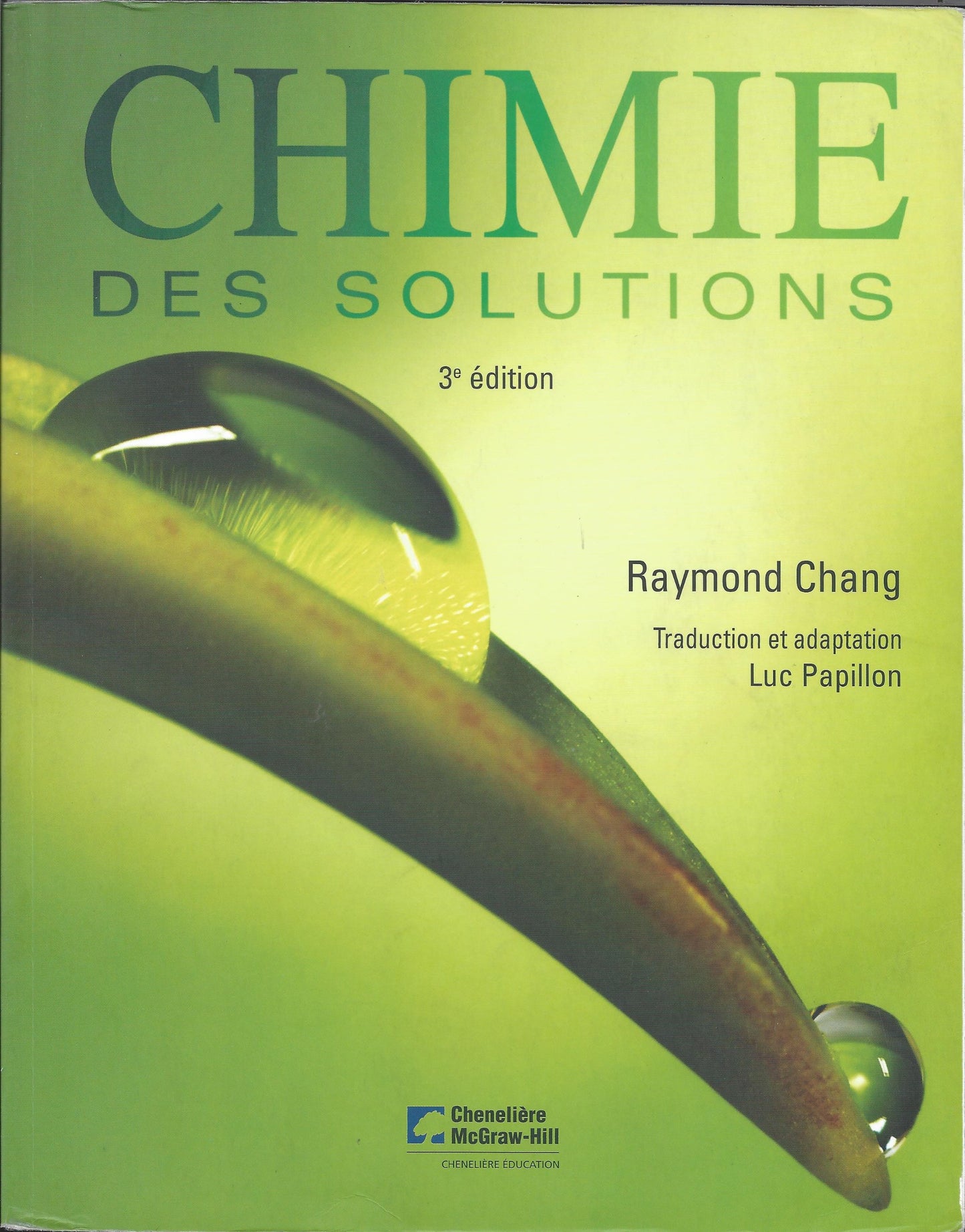 Chimie Des Solutions