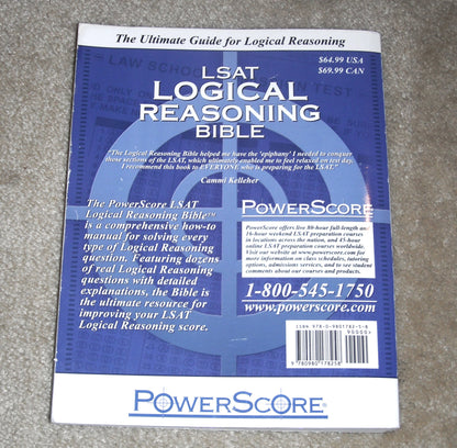 PowerScore LSAT Logical Reasoning Bible David M. Killoran