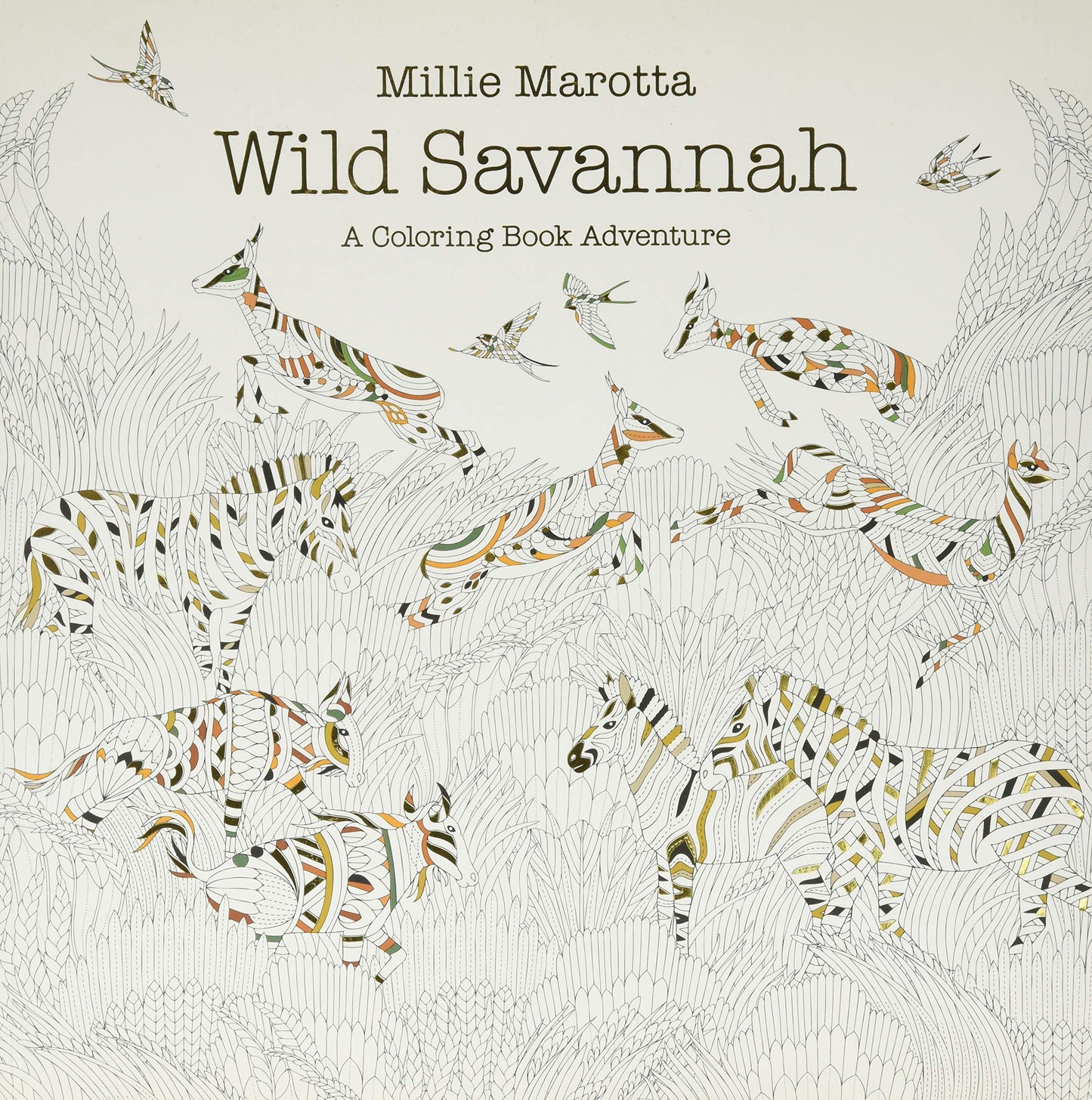 Wild Savannah A Coloring Book Adventure